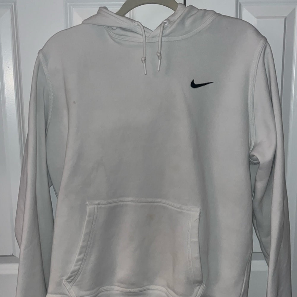 White Nike sweatshirt